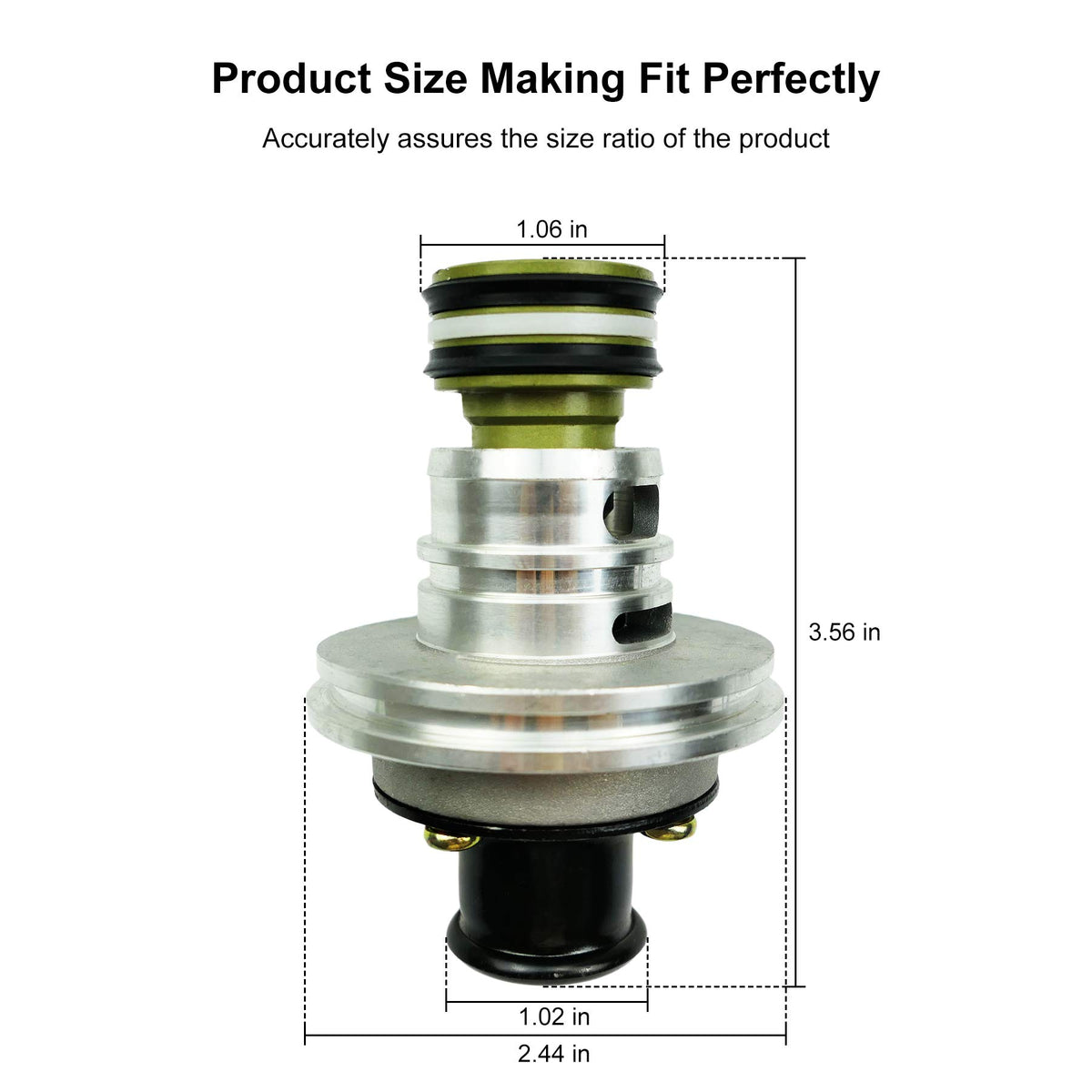 Nahntaipy purge valve installed on Bendix dryer demonstrating proper fit and reliability
