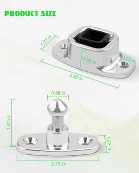Nahntaipy rubber-backed socket base detail demonstrating quiet, vibration-dampening benefit