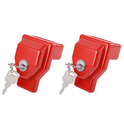 NAKANEKO glad hand lock front view showing secure fit and visibility
