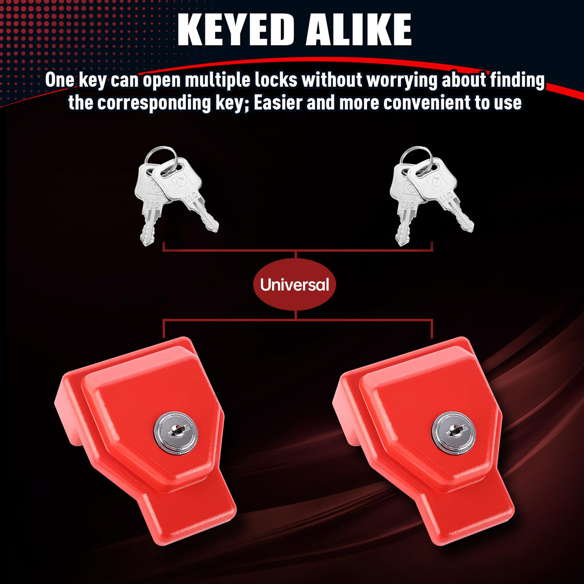 NAKANEKO glad hand lock installed on trailer gladhand showing prevented hookup