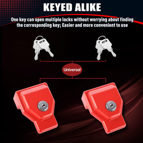 NAKANEKO glad hand lock installed on trailer gladhand showing prevented hookup