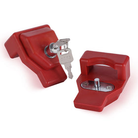 NAKANEKO close-up of lock detail highlighting durable plastic construction
