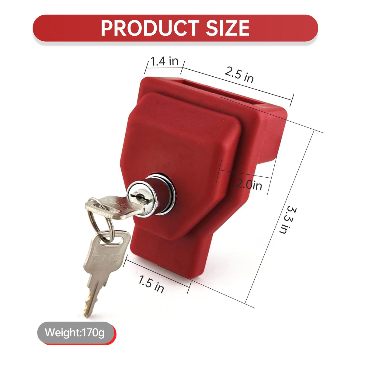 NAKANEKO product label and dimensions displaying clear sizing information