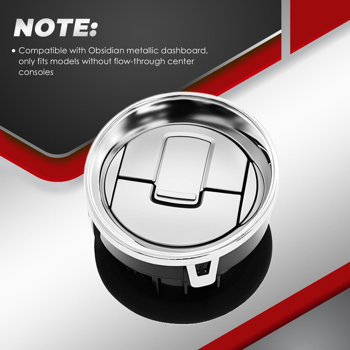 Nakkaa vent edge showing clip points for easy snap-in installation benefit