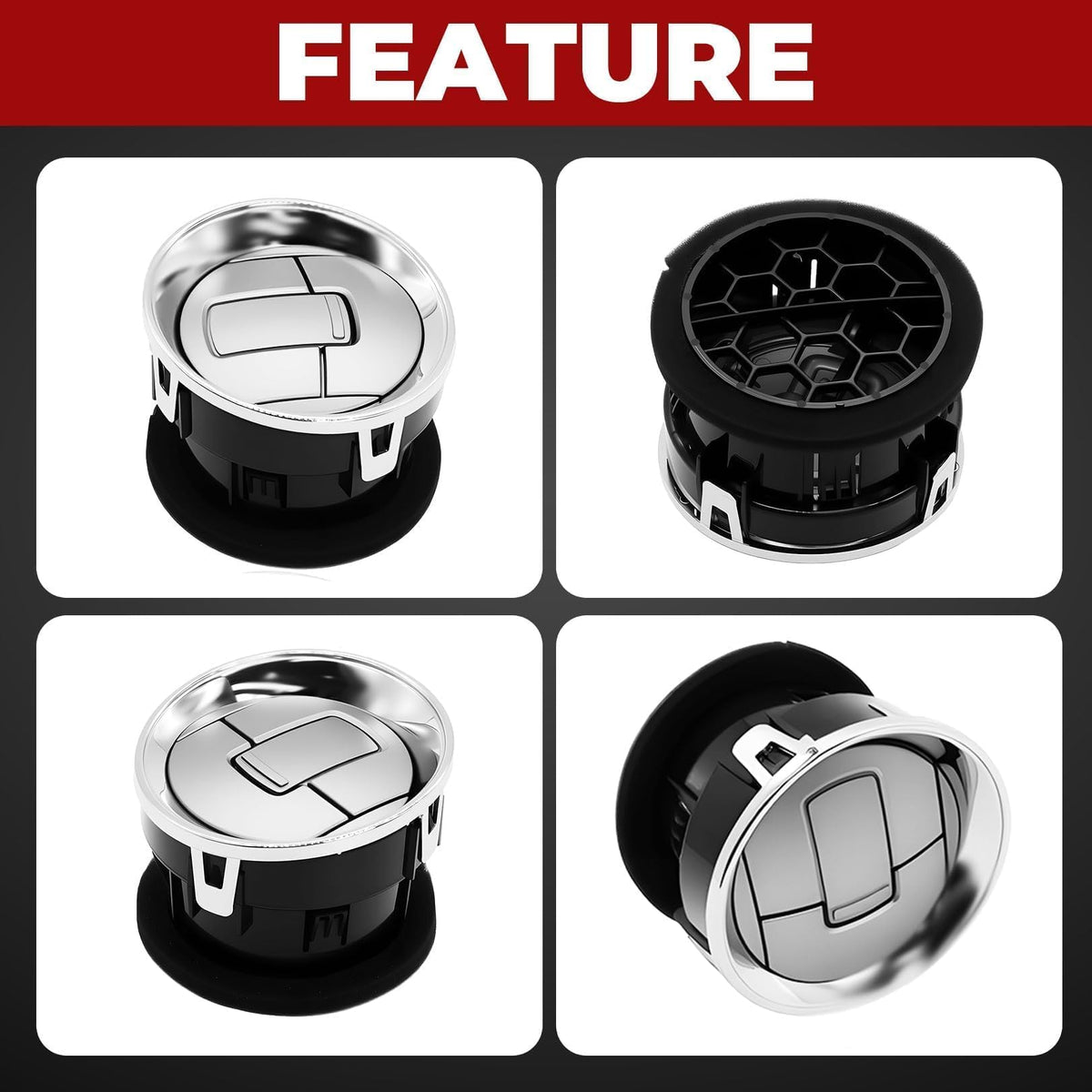 Nakkaa vent held in hand showing scale and benefit of correct OEM fit
