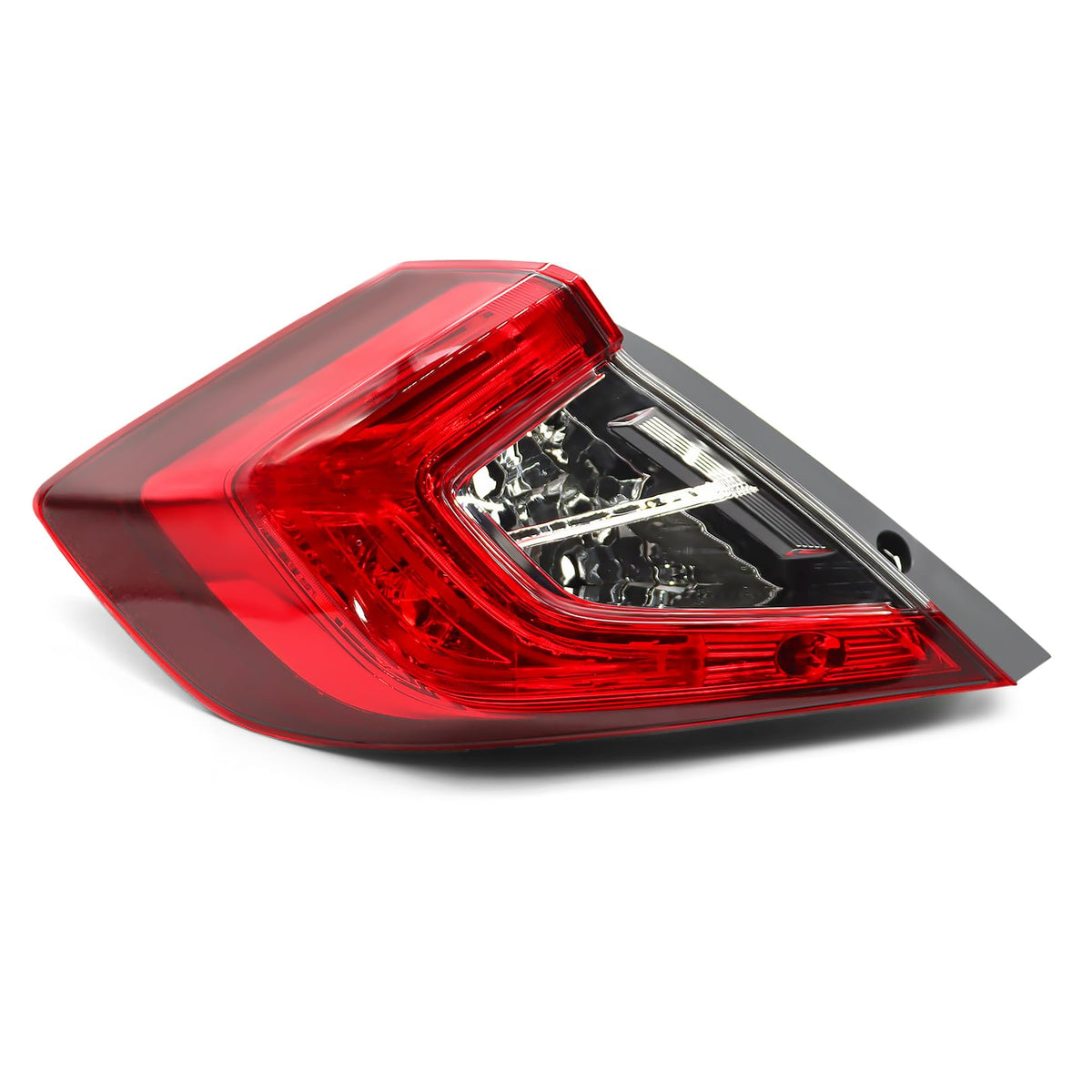 Nakkaa left outer tail light front view showing fit and finish benefit