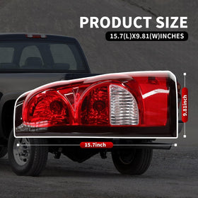 Nakkaa tail light beside ruler illustrating exact dimensions for proper fit