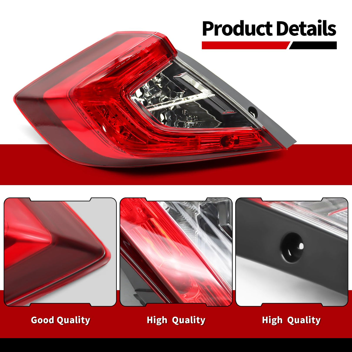 Nakkaa tail light backside showing halogen bulb socket ease-of-install benefit