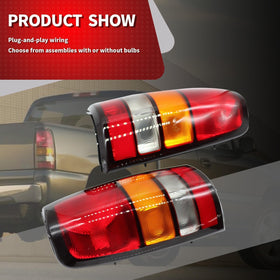Nakkaa tail light on truck at night showing clear light output and visibility