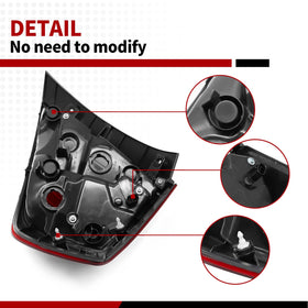 Nakkaa tail light packaging with part numbers showing correct-match benefit