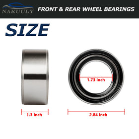 Nakuuly bearing inner race and rollers visible, illustrating precision fit and smooth rotation