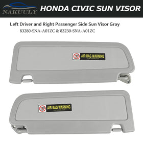 Nakuuly vanity mirror close-up on visor providing clear reflection benefit