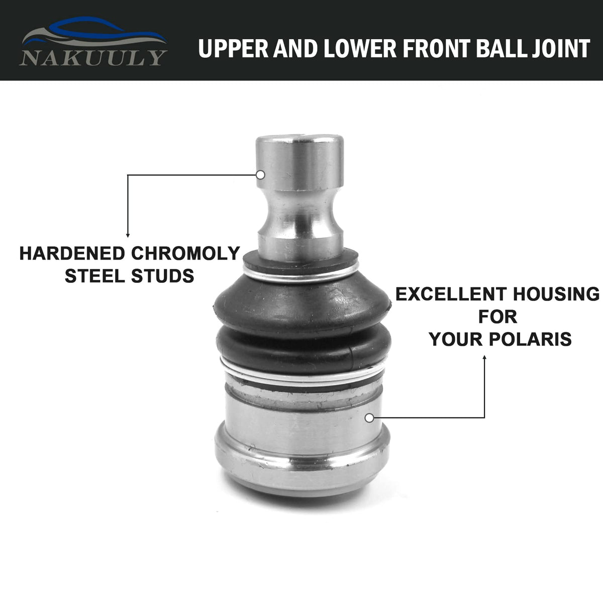 Nakuuly comparison of old versus new ball joints illustrating wear reversal and better performance