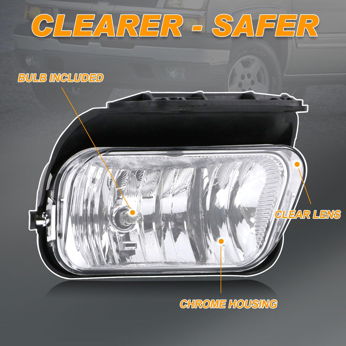 nakuuly installed on driver side of Silverado showing improved visibility
