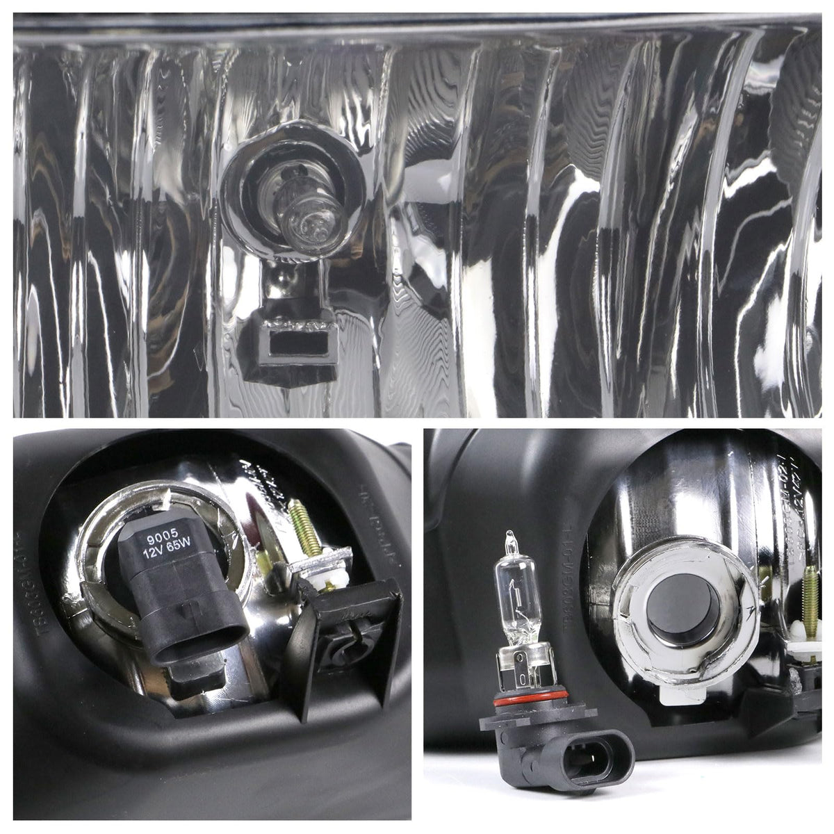 nakuuly fog lights next to ruler showing scale for accurate fitment
