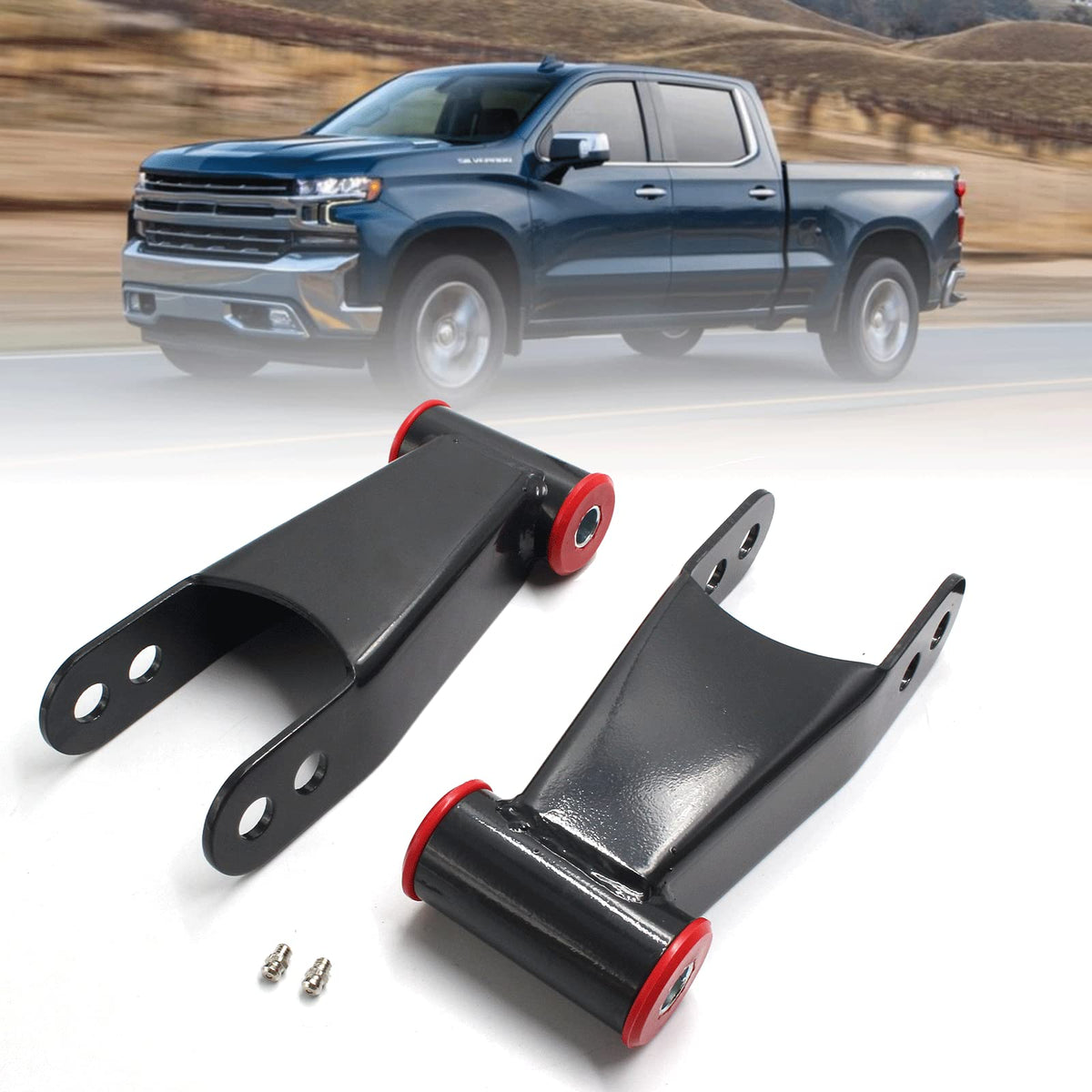 Nakuuly front packaging showing rear drop shackles for easy identification and benefit