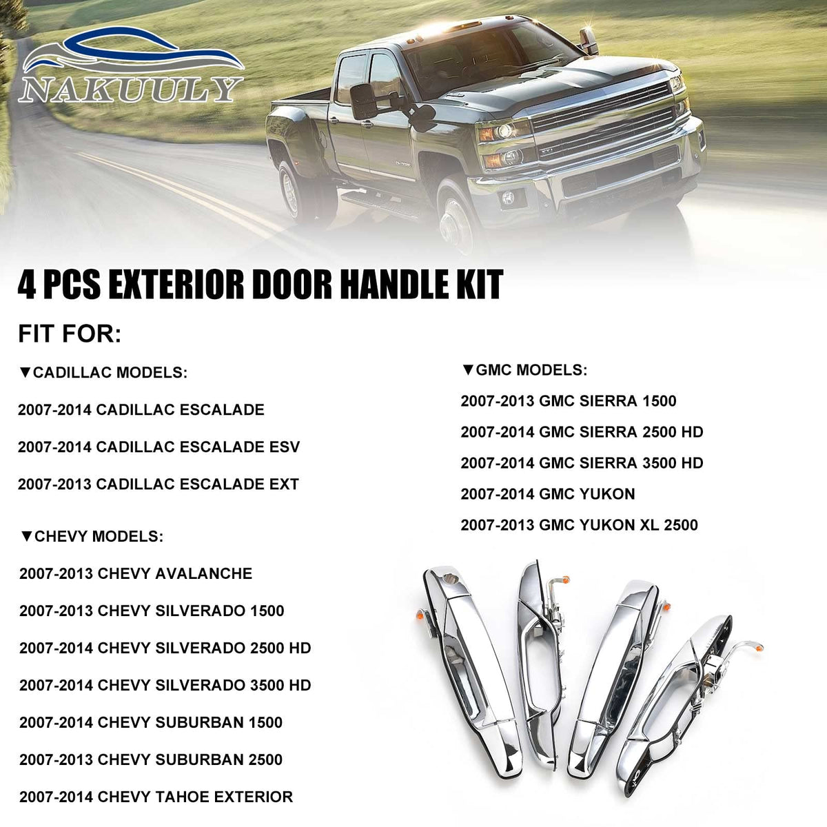 Nakuuly close-up chrome finish detail highlighting durable plating and shine