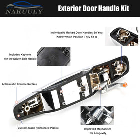 Nakuuly installed on Silverado door demonstrating correct fit and restored appearance