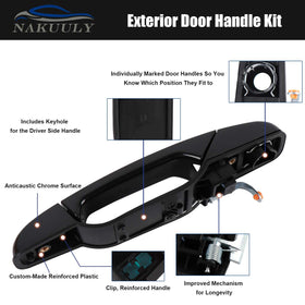 Nakuuly handle mounted on front door of truck, restores functionality and factory look