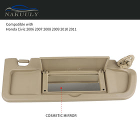 Nakuuly installed driver side in a Civic interior, restores glare protection