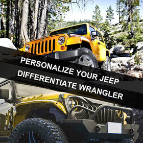 Nakuuly installed on Jeep front demonstrating reduced hood movement benefit