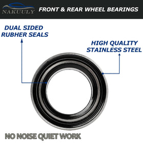 Nakuuly bearing installed in Polaris RZR wheel hub demonstrating proper fit and reliable performance