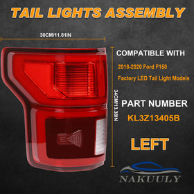 Nakuuly LED tail light close-up of LED elements highlighting bright, uniform illumination