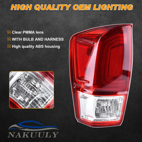 Nakuuly tail light with water beading demonstrating waterproof protection benefit
