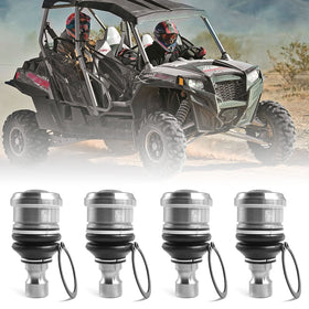 Nakuuly fitted on UTV driving on trail showing restored steering and smoother ride