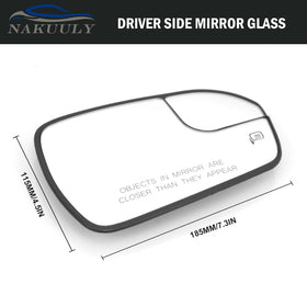 Nakuuly mirror edge and mounting clips detail for easy installation