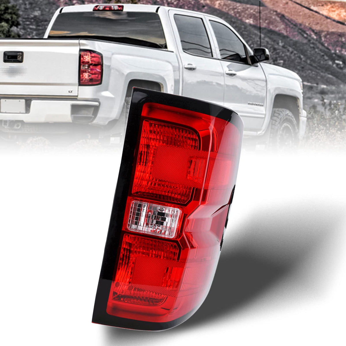Nakuuly right tail light front view showing fit and finish for restored look
