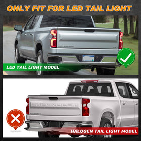Nakuuly tail light beside ruler showing scale and exact sizing for fitment