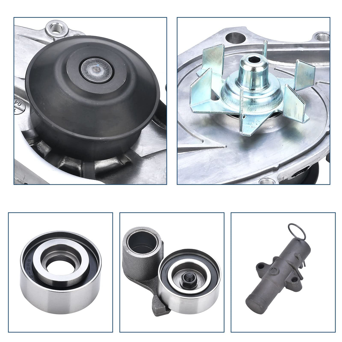 Nakuuly seals and gasket arrangement illustrating leak prevention for engine oil