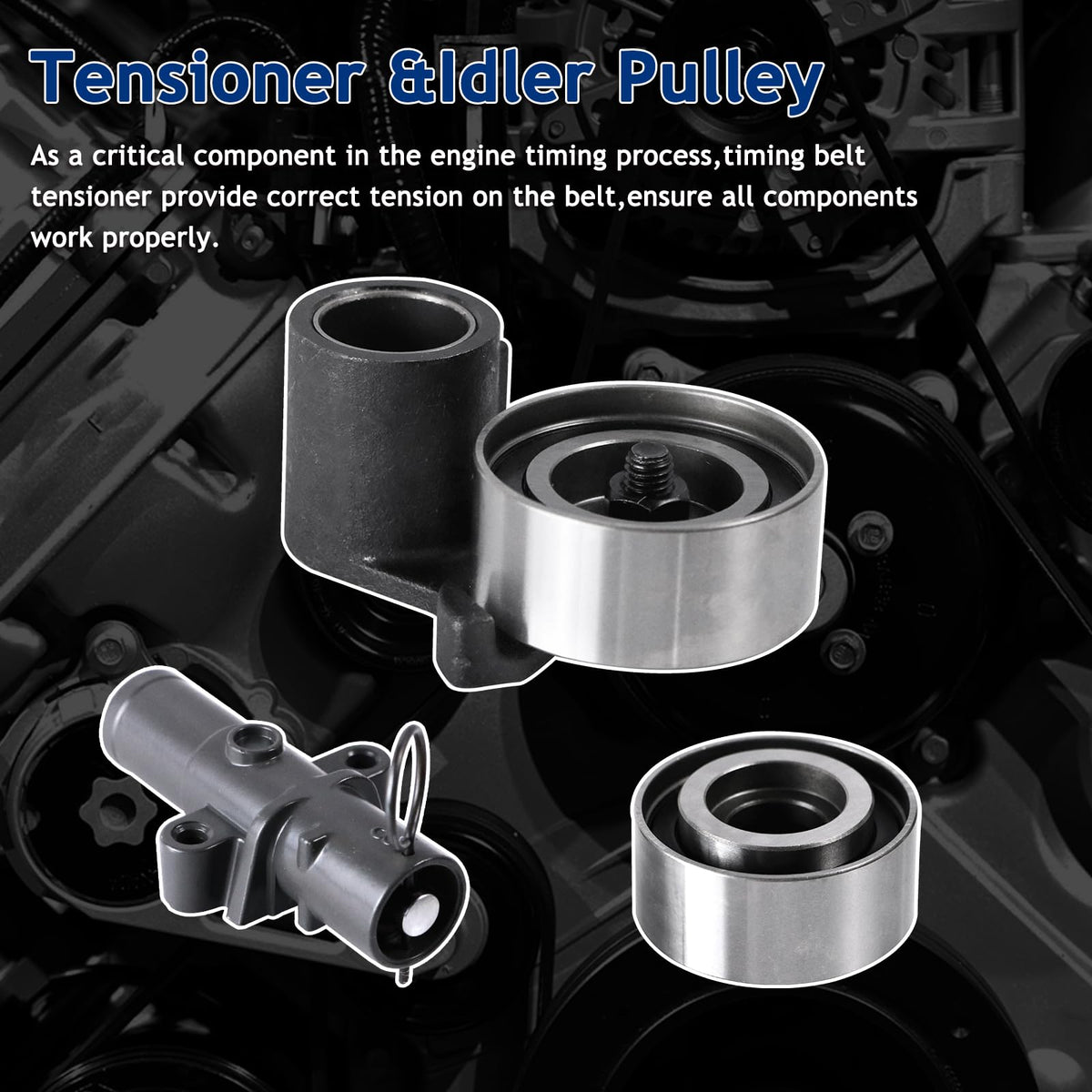 Nakuuly serpentine belt showing label for correct accessory drive replacement