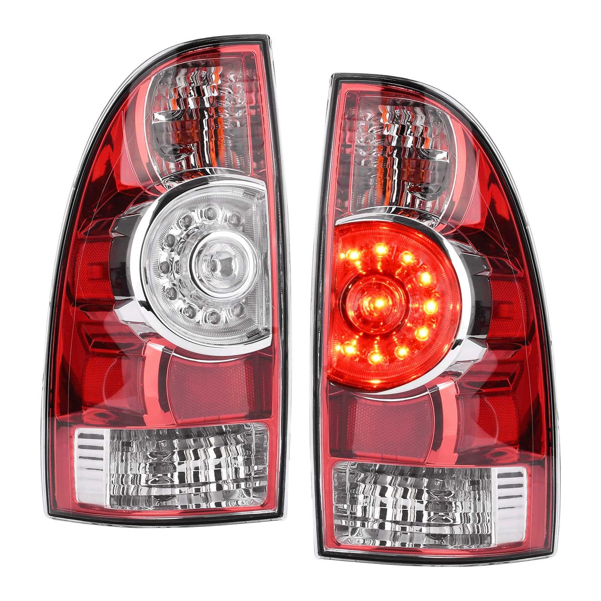 Nakuuly tail light next to ruler showing scale for correct fitment confirmation
