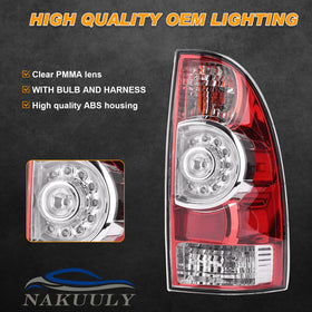 Nakuuly tail light sealed edge detail illustrating waterproof protection