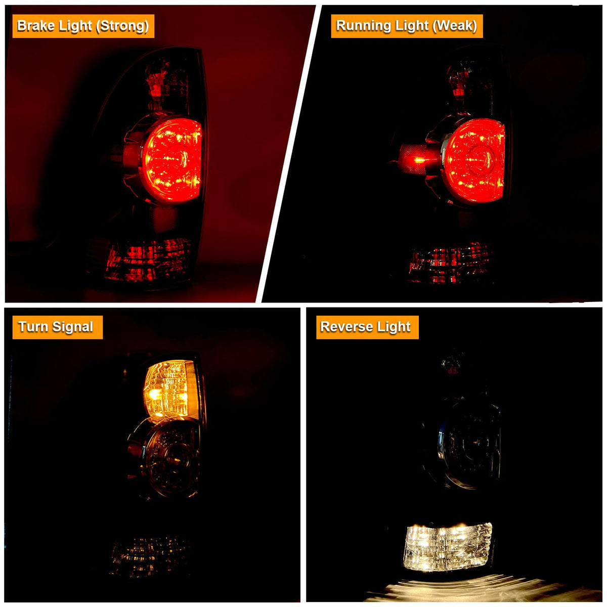 Nakuuly tail light bulbs and connectors included for plug-and-play installation benefit