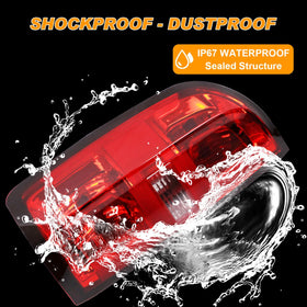Nakuuly tail light image of included halogen bulb emphasizing ready-to-install benefit