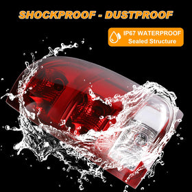Nakuuly tail light with bulbs installed for immediate replacement benefit