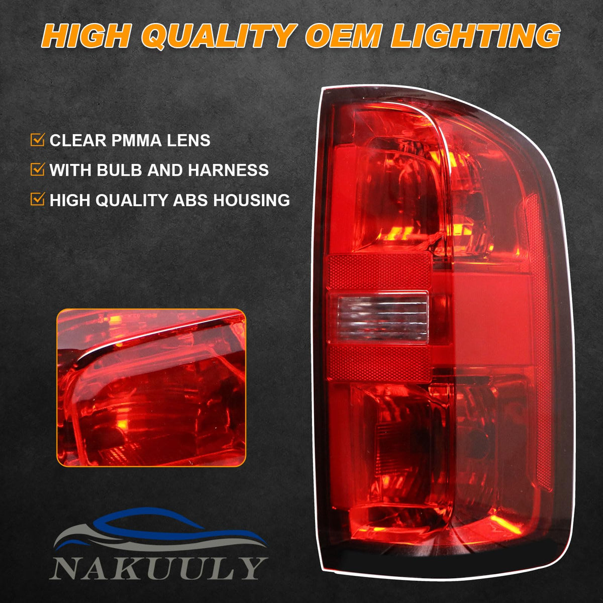 Nakuuly tail light installed on Chevy Colorado restoring rear visibility