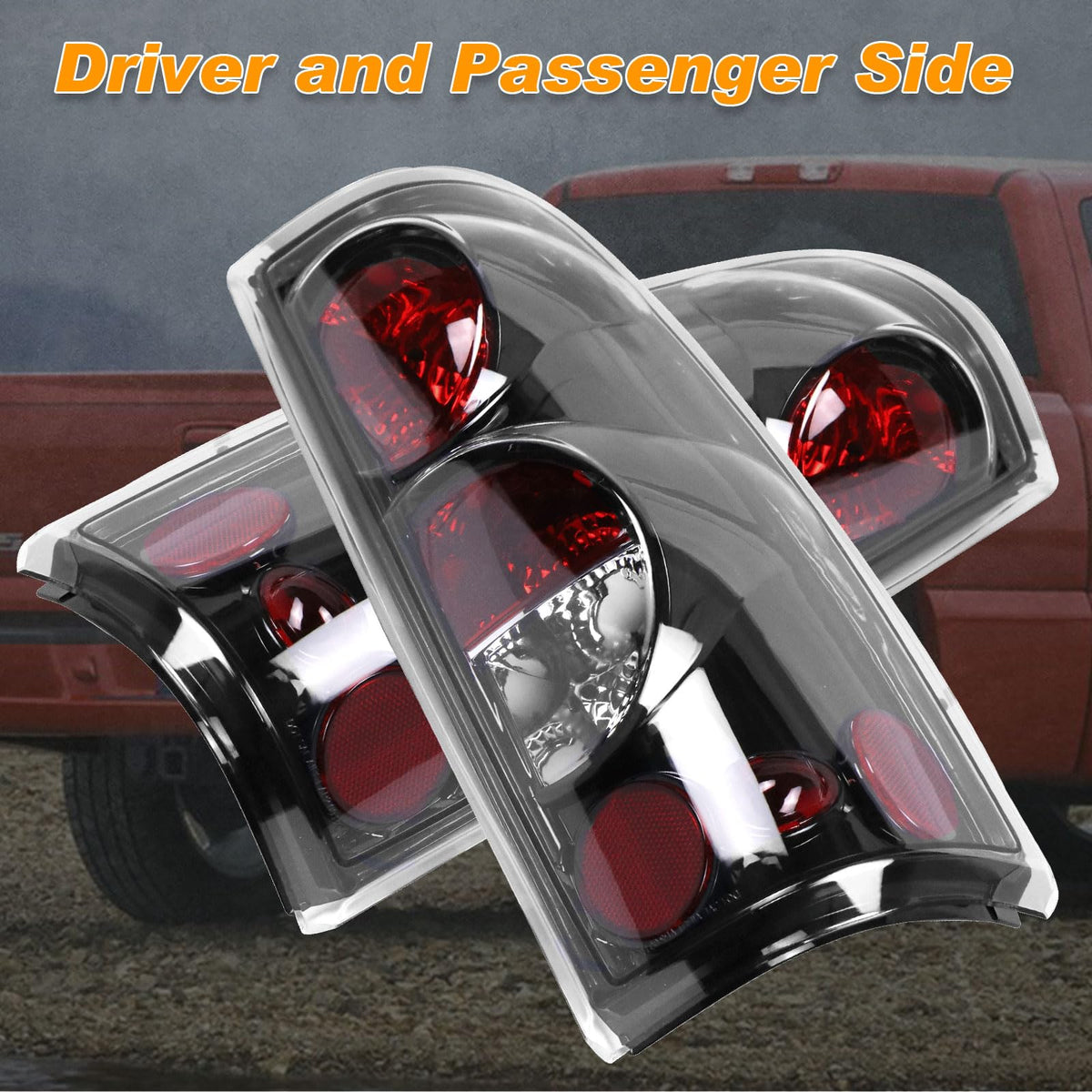 Nakuuly tail light installed on Silverado showing restored appearance benefit