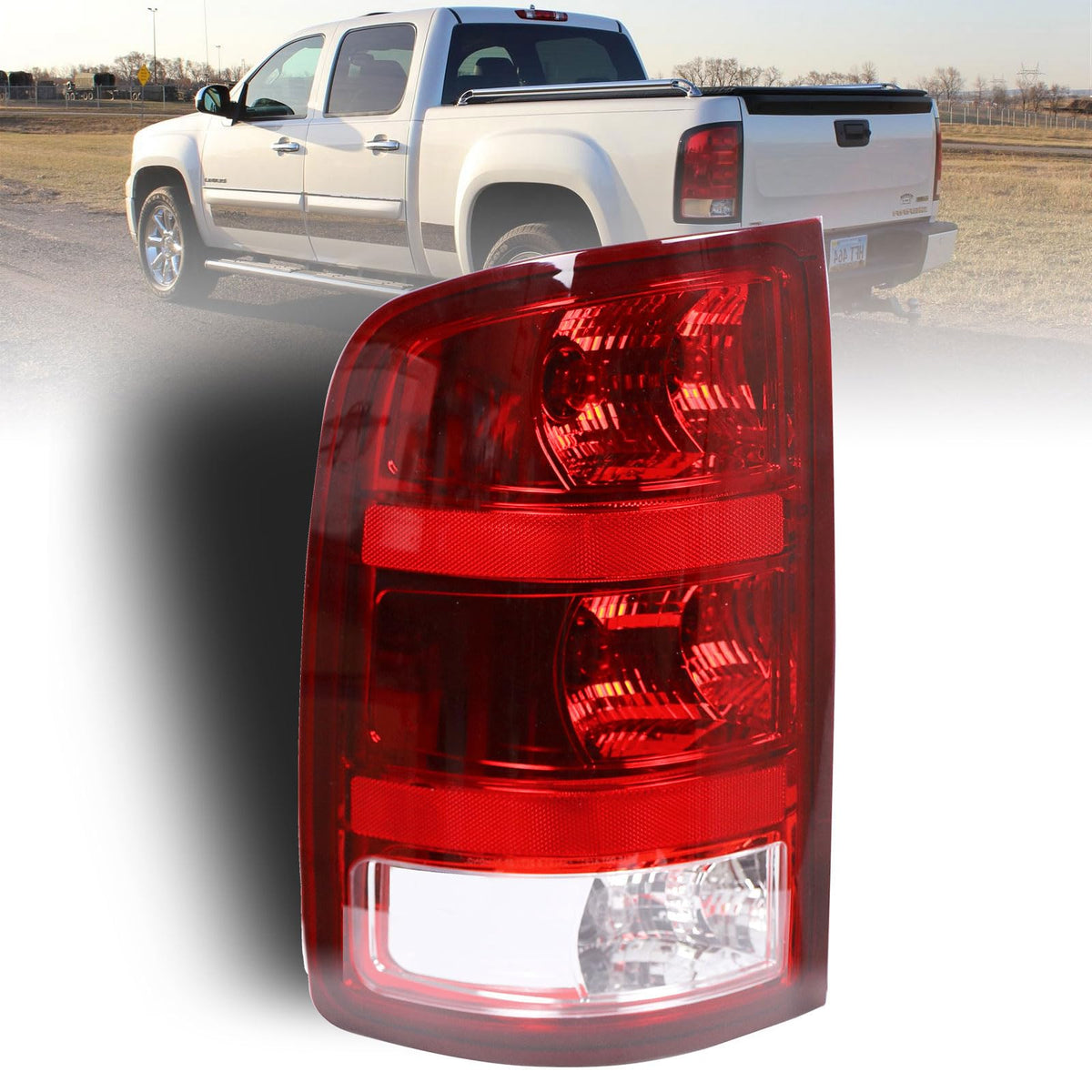 Nakuuly tail light on truck driving scene showing durable performance