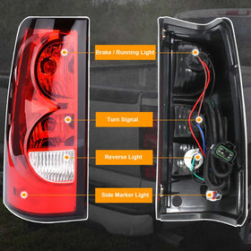 Nakuuly passenger side tail light close-up, shows lens clarity and durability