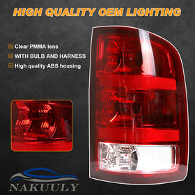 Nakuuly tail light beside ruler showing size and exact-fit benefit