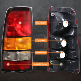 Nakuuly side profile of taillight highlighting robust housing and seal