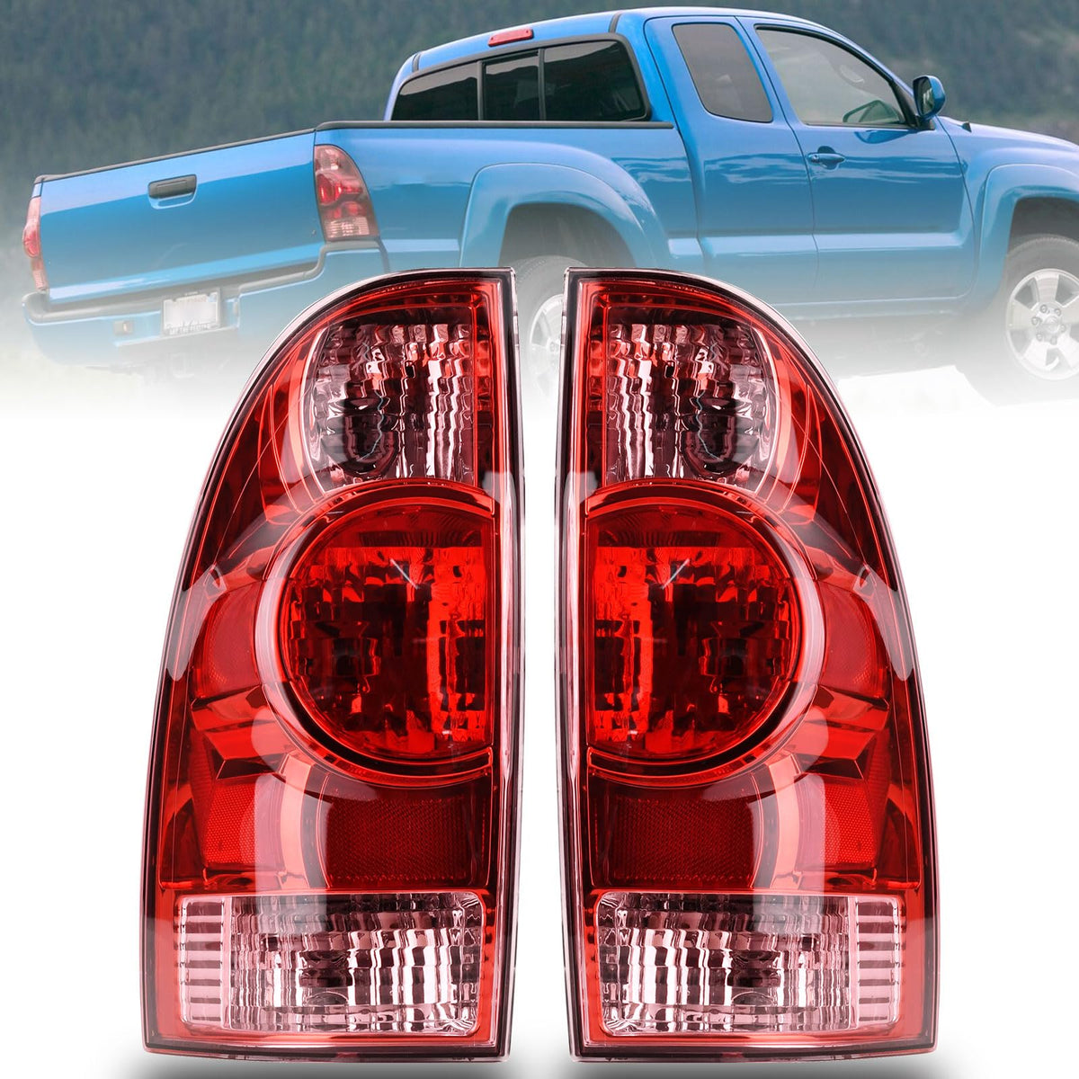 Nakuuly front view of tail lights showing fit and style benefit