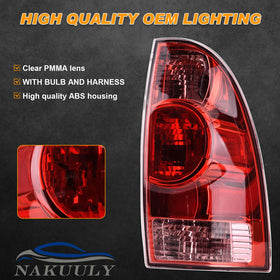 Nakuuly packaged tail lights with bulbs showing ready-to-install benefit