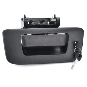 Nakuuly front view of tailgate handle assembly showing fit and protection