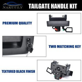Nakuuly lock kit installed on truck tailgate illustrating secure cargo benefit