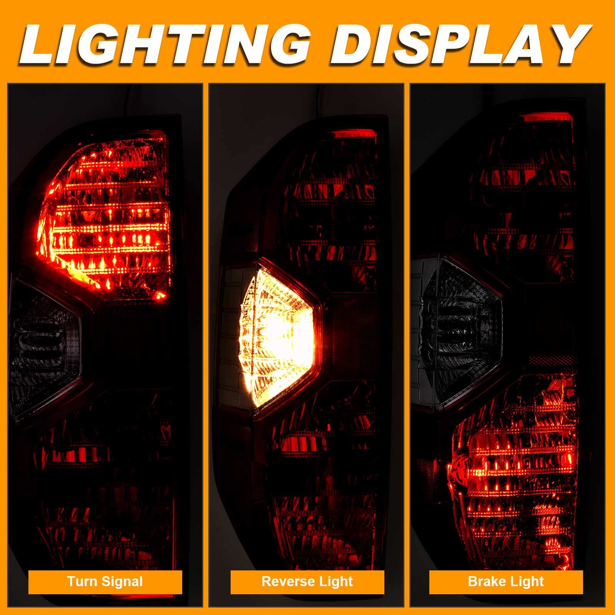 Nakuuly left tail light installed on Toyota Tundra demonstrating restored appearance